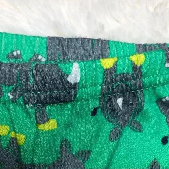 Just One You By Carter’s Rhino Pajama Pants Green  & Grey Size 4T - Picture 7 of 16